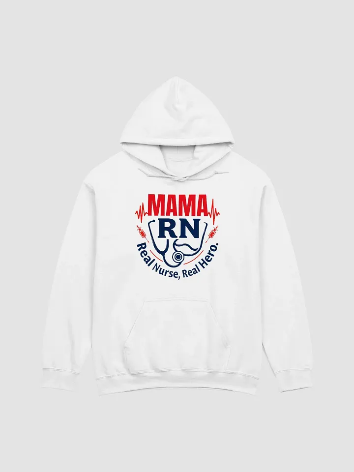 Mama RN, Real Nurse, Real Hero Hoodie product image (8)