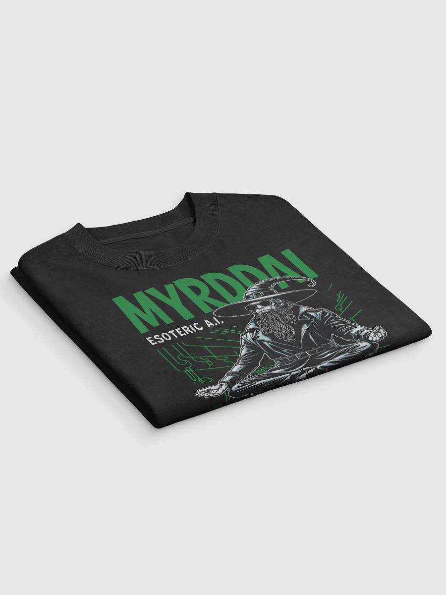MYRDDAI: 90s Retro Cyberpunk Style with Back Logo - Oversized Faded T-Shirt product image (3)
