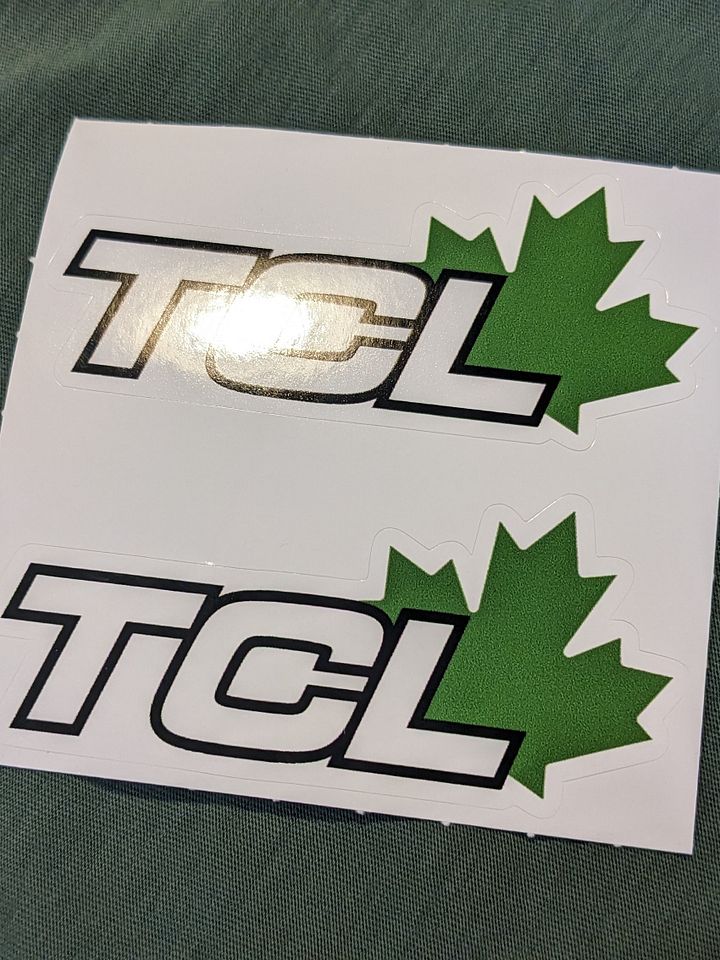 Classic Leaf Logo Sticker x2 product image (1)