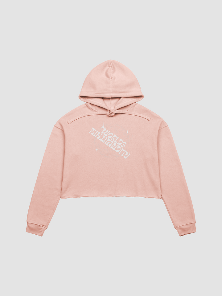 Starry Globe Emblem Crop Hoodie product image (1)