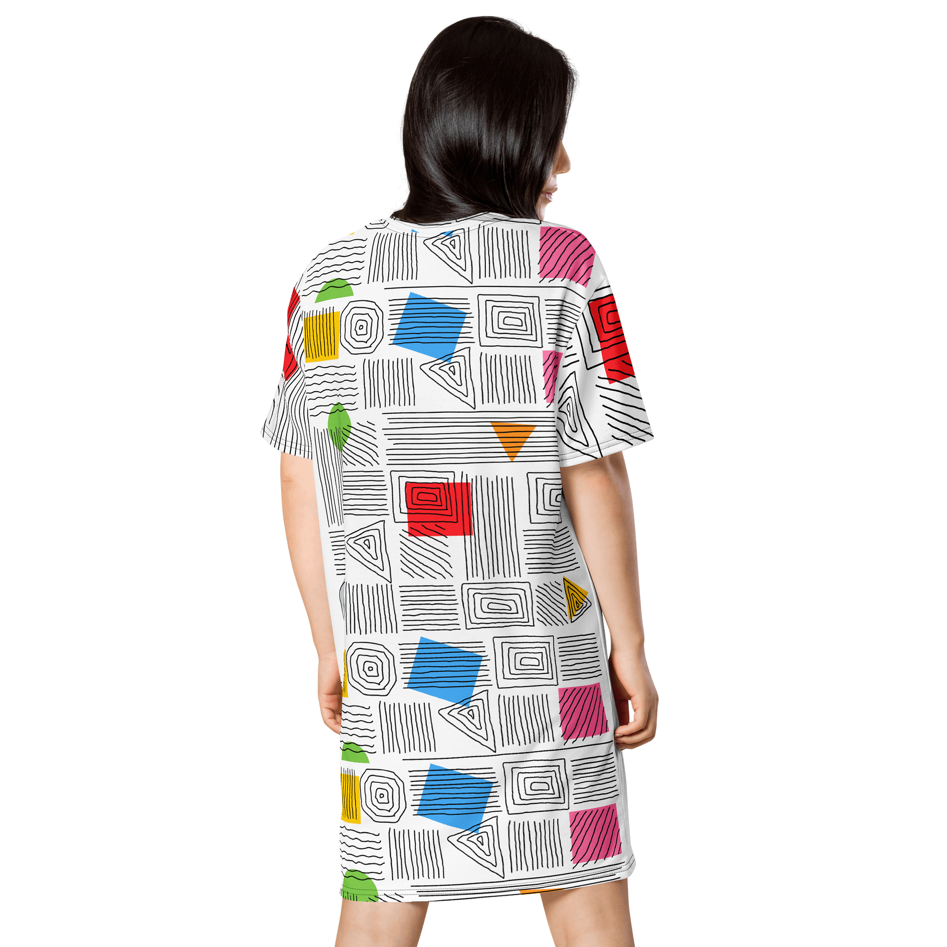 Velenir Art Work Women T-Shirt Dress product image (2)