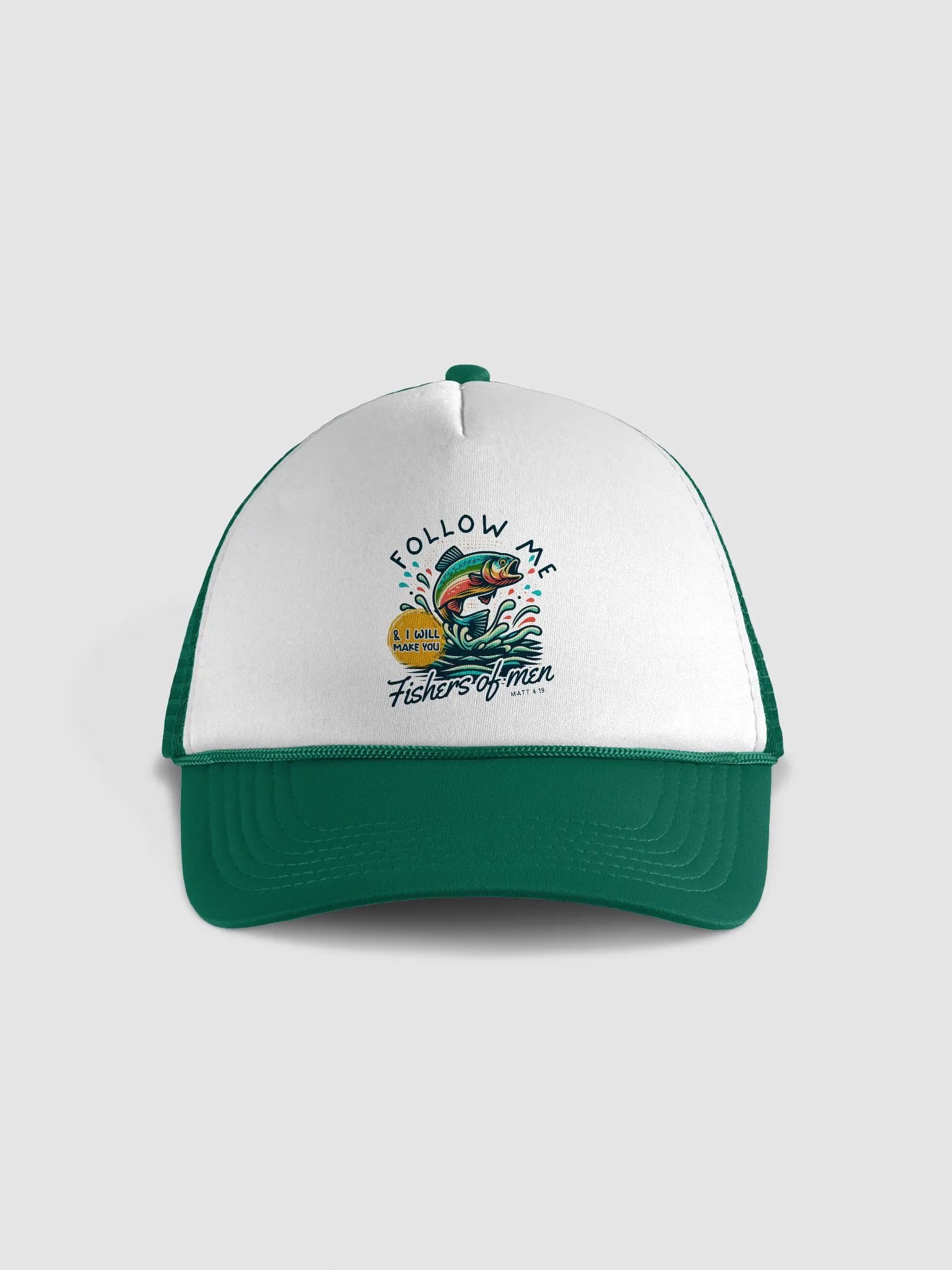 Matthew 4:19 Foam Trucker Hat product image (1)