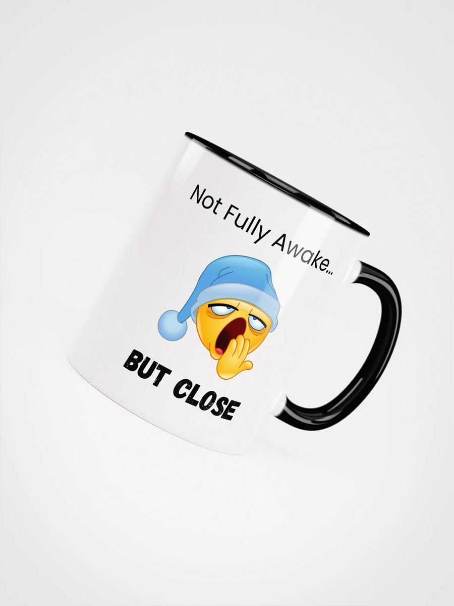 Not Fully Awake... But Close Emoji Ceramic Mug product image (4)