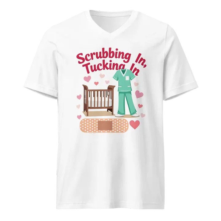 medical dads, medical moms Heartfelt Scrubs V-Neck Tee product image (5)