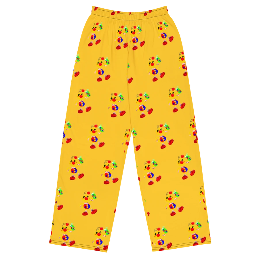 Yellow All-Over Boyoyoing Unisex Wide-Leg Pants product image (4)