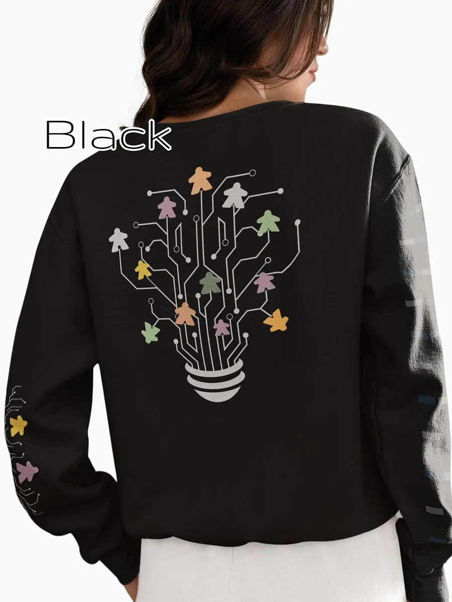 Meeple Flowerpot Sweatshirt for Board Gamers product image (1)