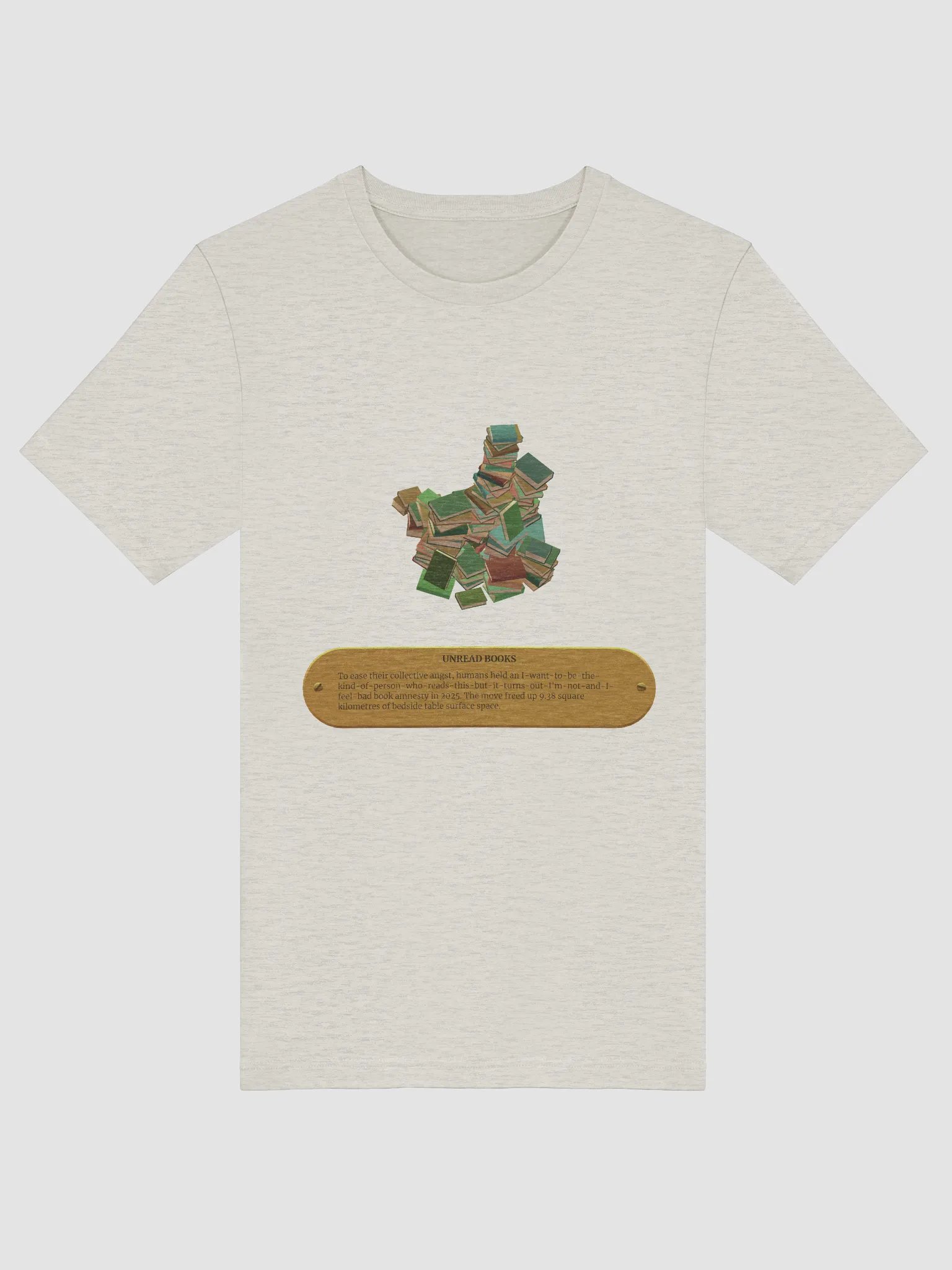 A Monster's Expedition T-Shirt - Pile of Unread Books Exhibit product image (30)