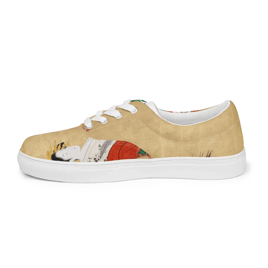 Autumn Serenity Lace-Up Canvas Shoes product image (7)