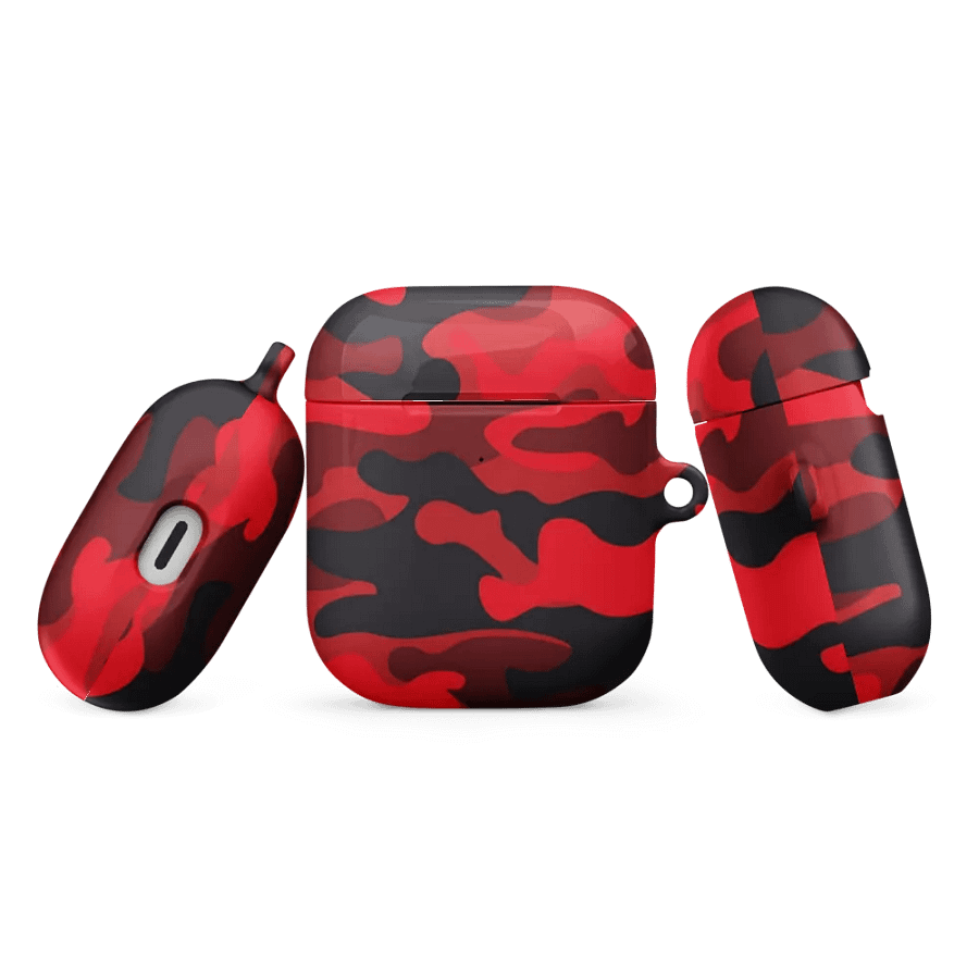 Red Camo AirPod Case product image (9)