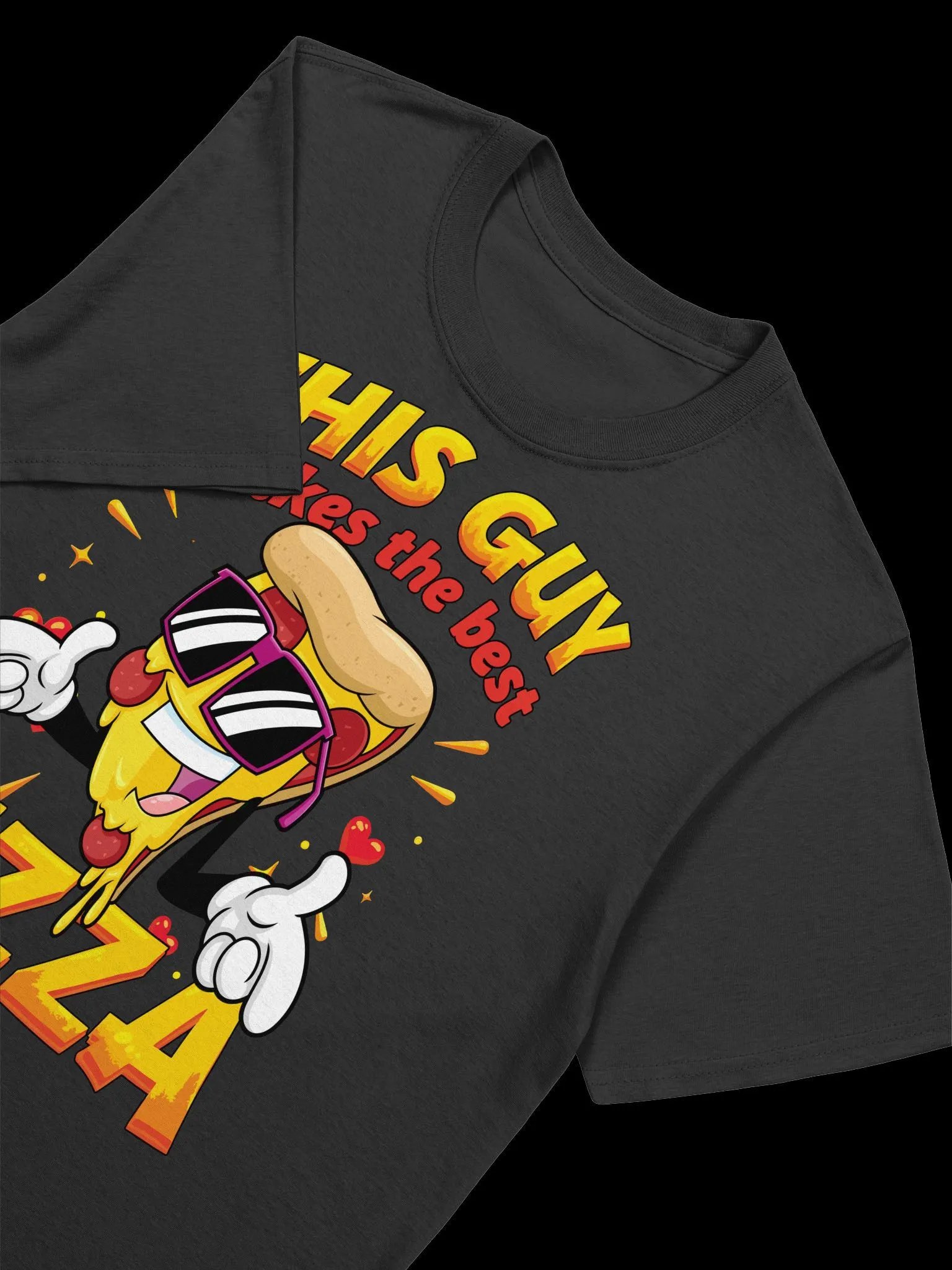Food Lover-This Guy Makes the Best Pizza-Funny Pizza T-Shirt product image (17)
