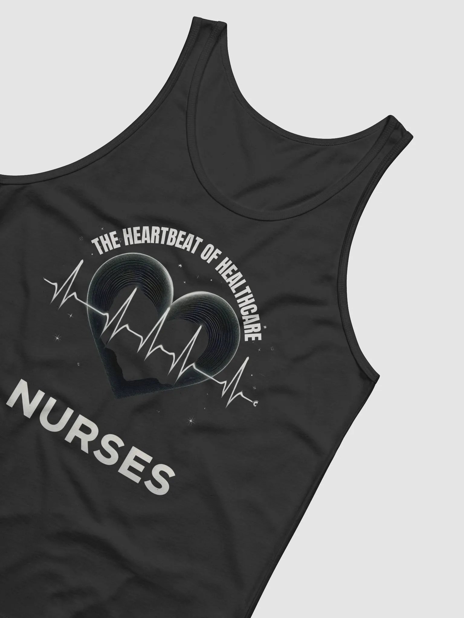 EKG Heartbeat Nurses Tank product image (4)