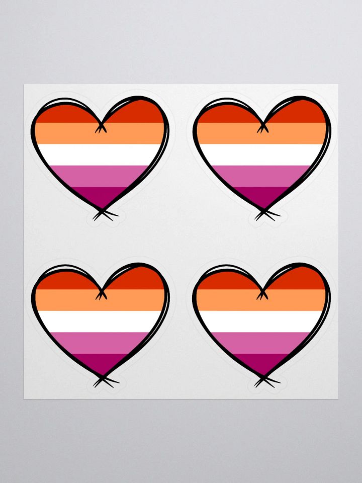 Lesbian Pride Stickers product image (2)