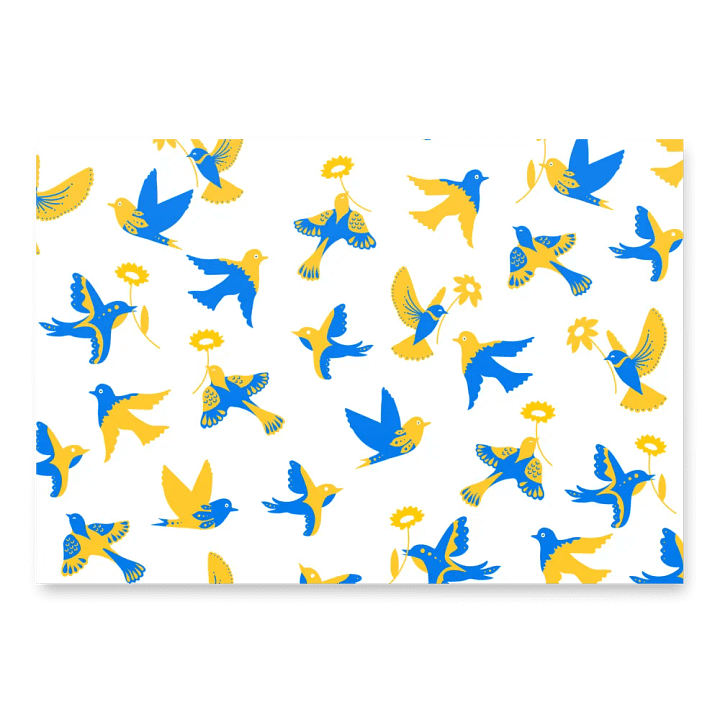 Harmony of Birds Wrapping Paper Set product image (2)