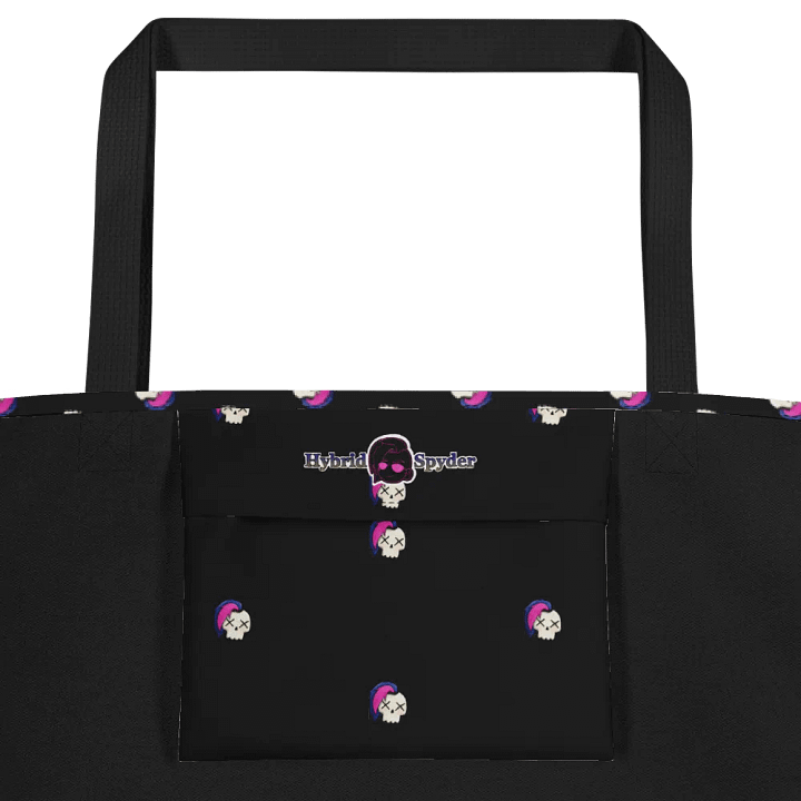 Hybrid Skull Large Tote Bag w/Pocket product image (2)