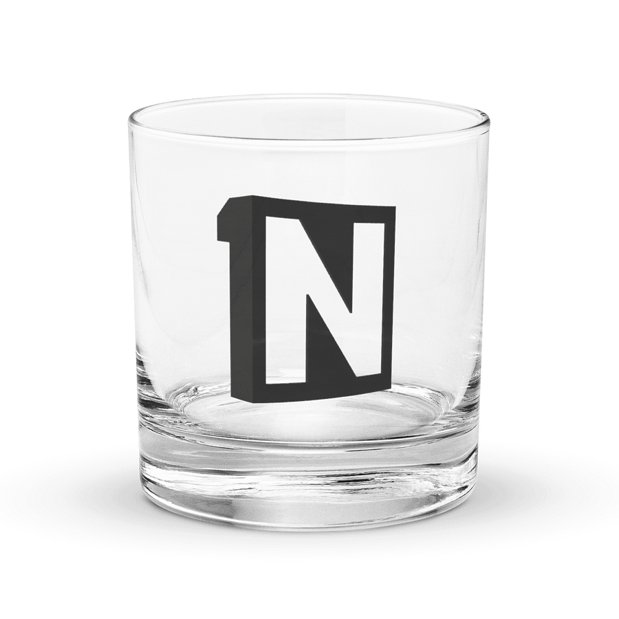 Official 1N Rocks Glass product image (1)