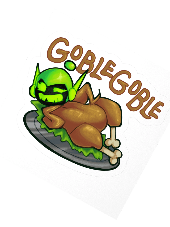 Gobble gobble turkey Calibyte - Sticker product image (6)