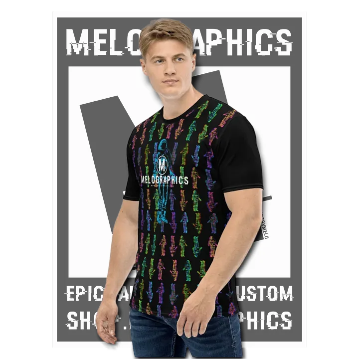 RGB on Repeat - Ultimate T-Shirt | #MadeByMELO product image (2)