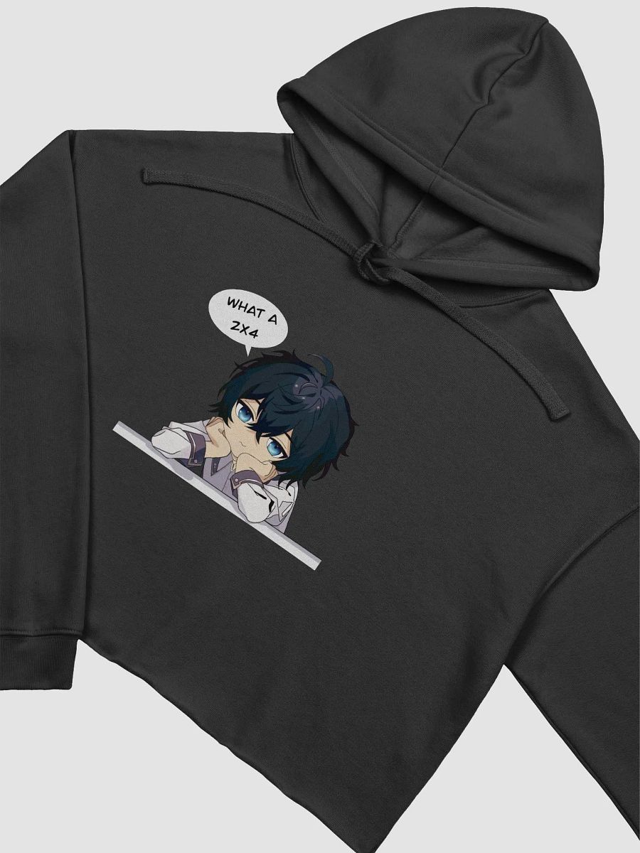 "What a 2x4" Crop Hoodie product image (9)