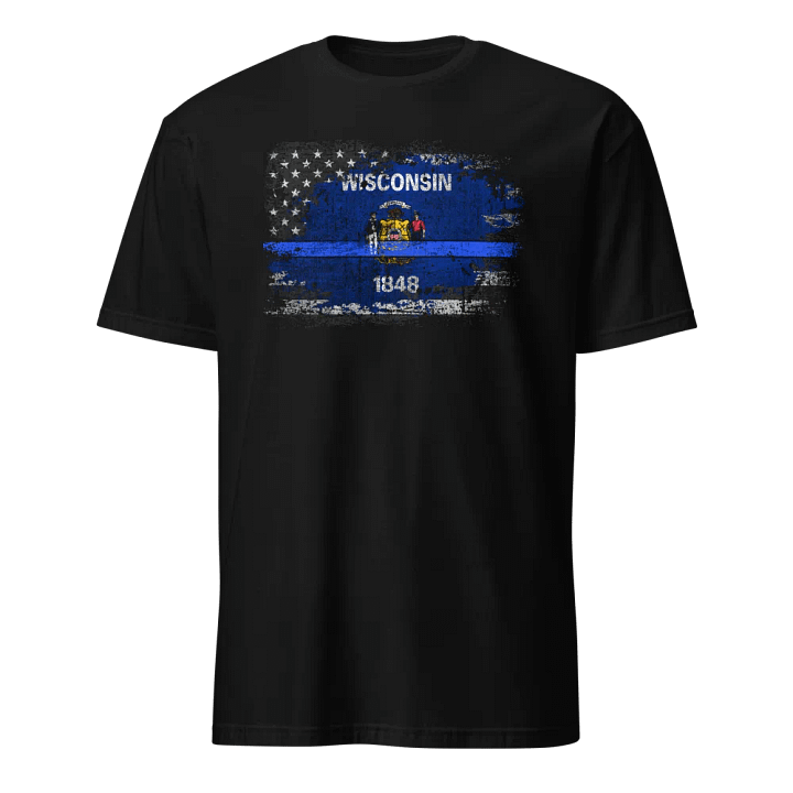 Wisconsin Thin Blue Line Flag product image (1)