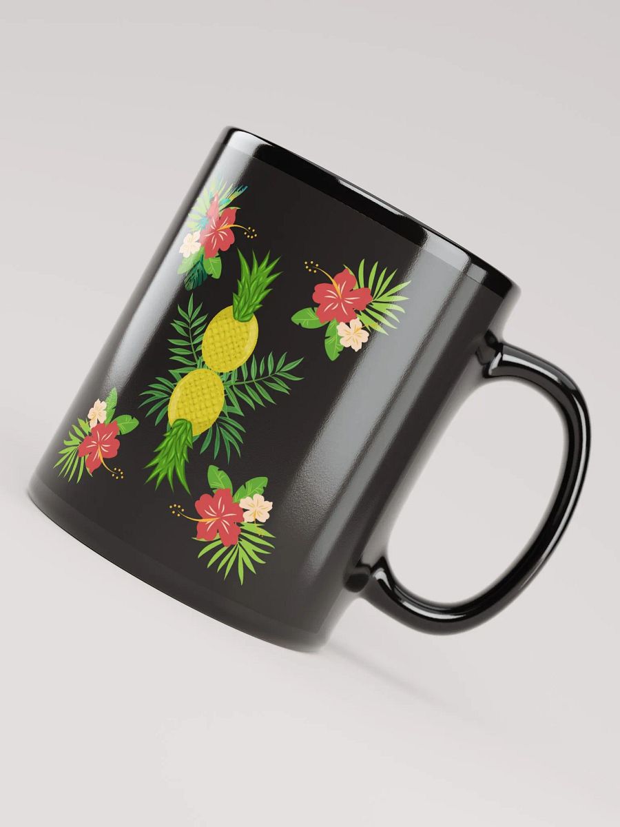 Pineapple Paradise Pattern Design Black Mug product image (8)