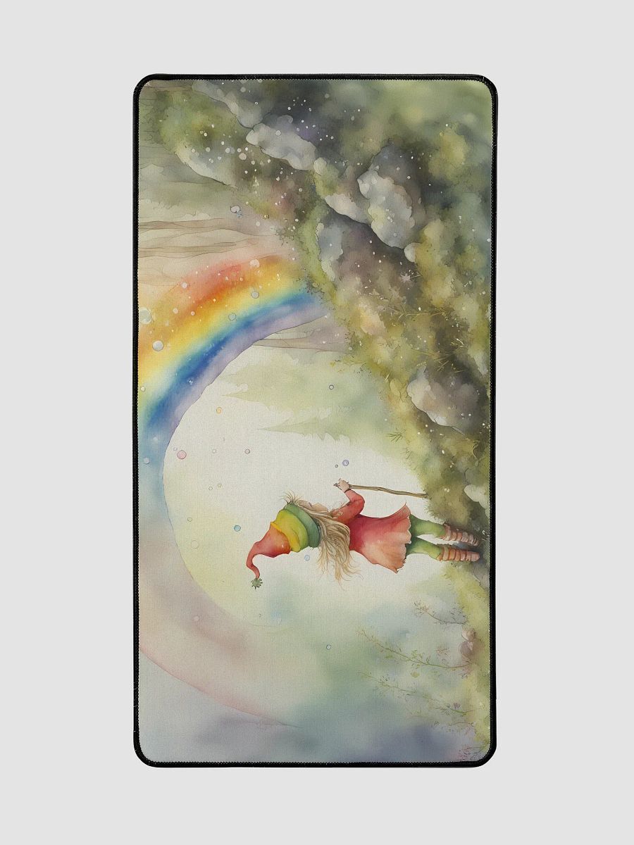 Little Elf Talking to the Rainbow, 15.5