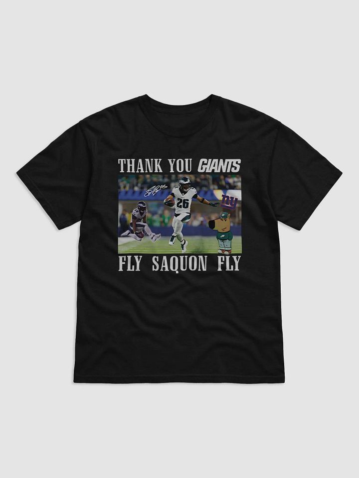 Thank You Giants Fly Saquon Fly Chill Guy Shirt product image (2)