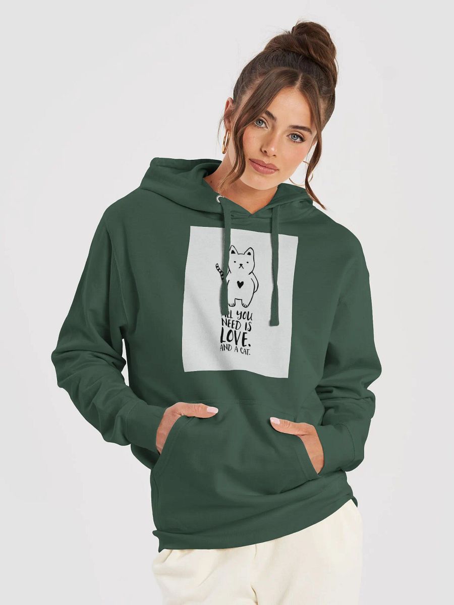 Hoodie - All you need is love and a cat product image (38)