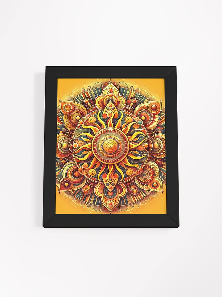 Framed High-Quality Matte Poster (in): Solar Flare product image (13)