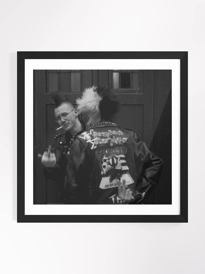 Framed Square Print Street Photograph Punks product image (1)