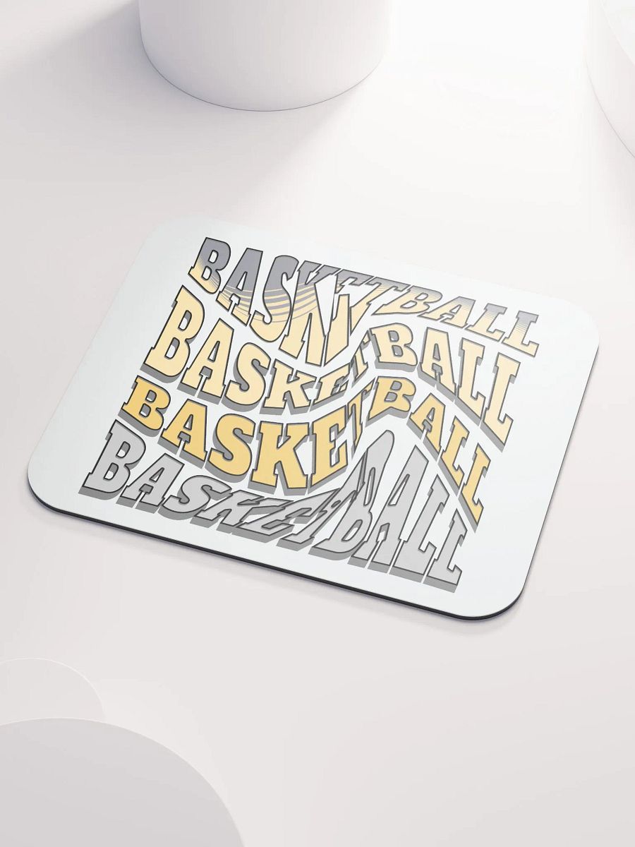 Mess Swirl Basketball Blast Mouse Pad product image (3)