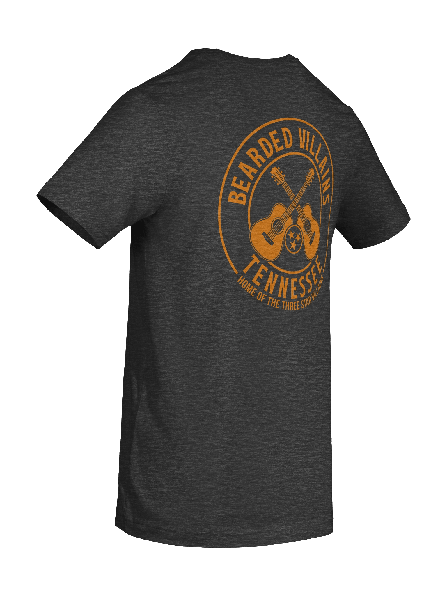 BIG-n-TALL | TSV Bearded Villains Tennessee Bella+Canvas Unisex T-Shirt | Vols Orange Guitar Logo | Comfortable Premium Fit for Brotherhood & Pride product image (29)