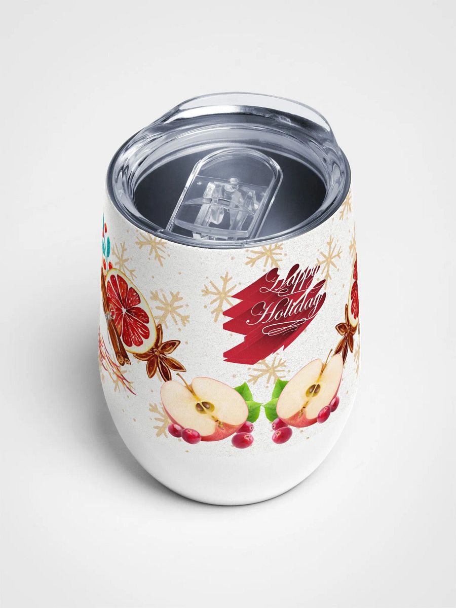 Festive Holiday Wine Tumbler gift for moms dads friends colleagues product image (4)