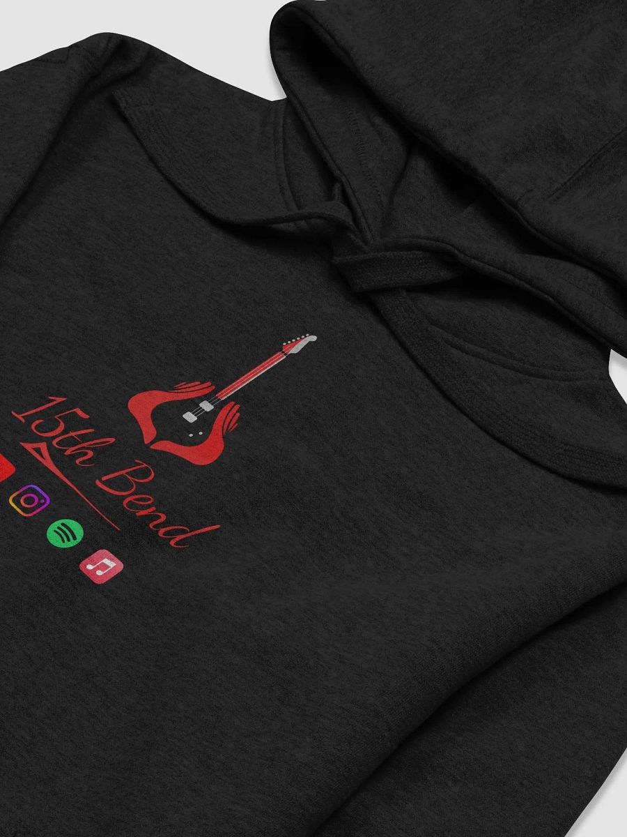 Black hoodie with classic logo product image (3)
