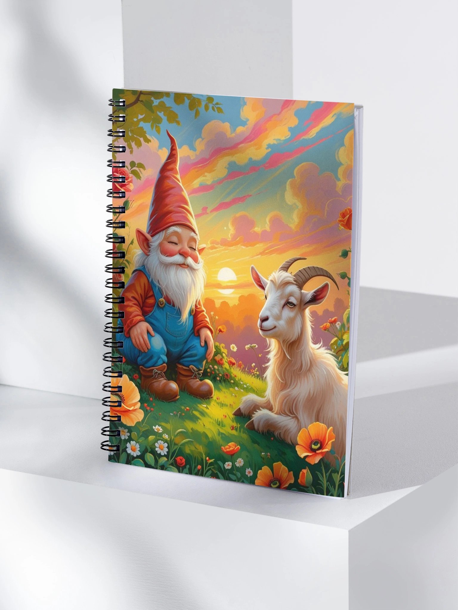 Enchanted Gnome Spiral Notebook product image (4)