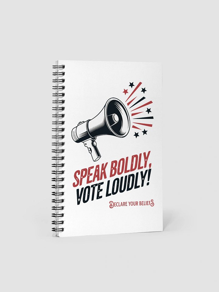 Speak Boldly Vote Loudly Megaphone Art – Declare Your Beliefs product image (1)