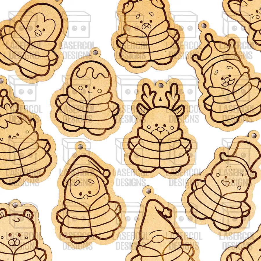 Christmas Ornaments - Laser Cut Files product image (10)