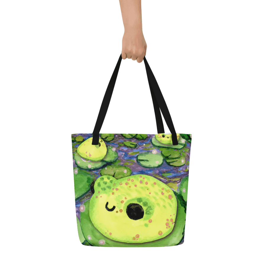 Toad Lagoon Canvas Tote product image (8)