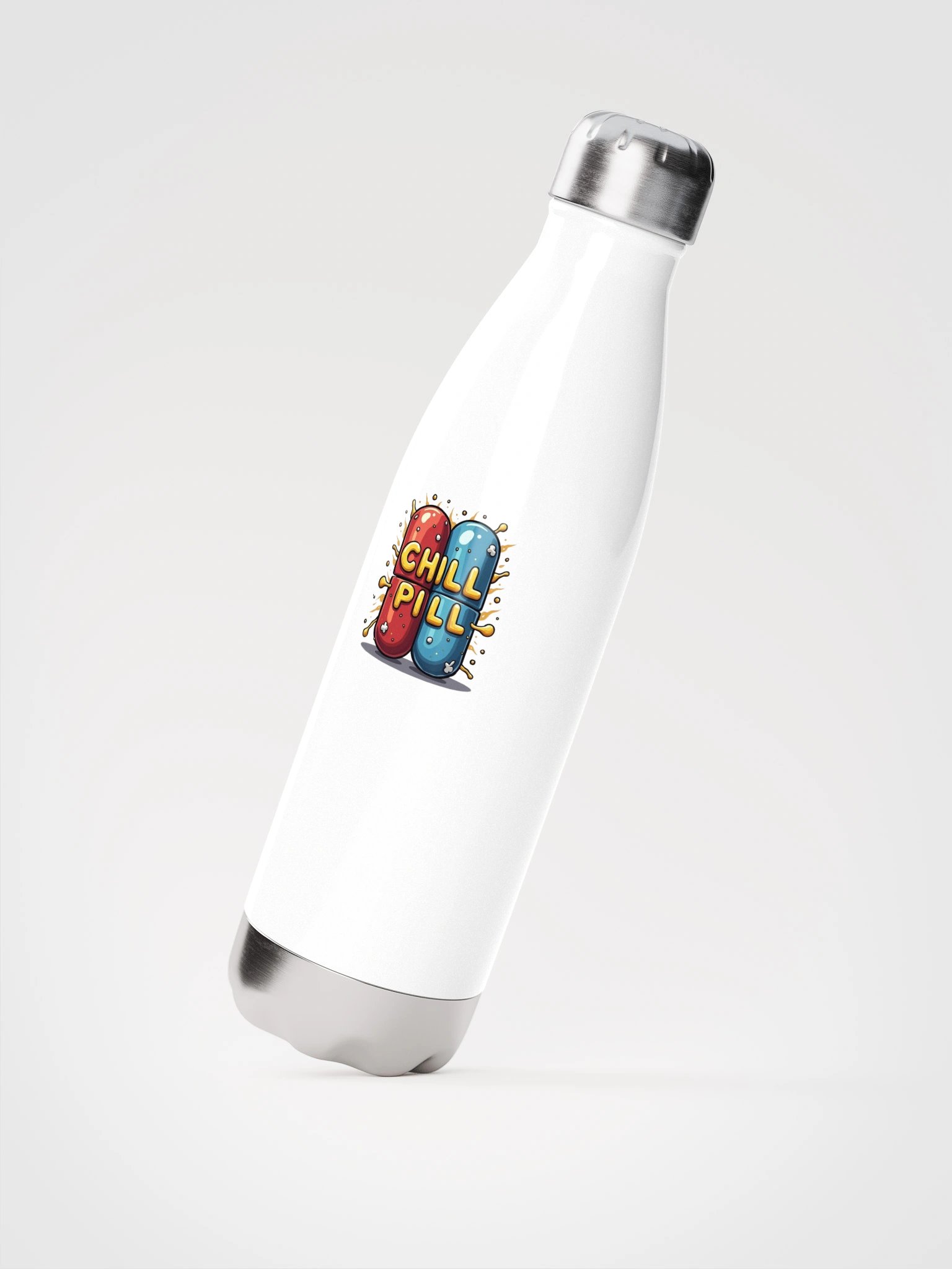 Chill Pill Stainless Steel Water Bottle product image (2)