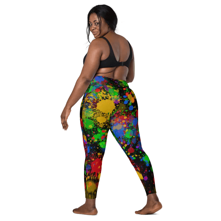 JokersVibe Graffiti Style Leggings with Pockets product image (2)