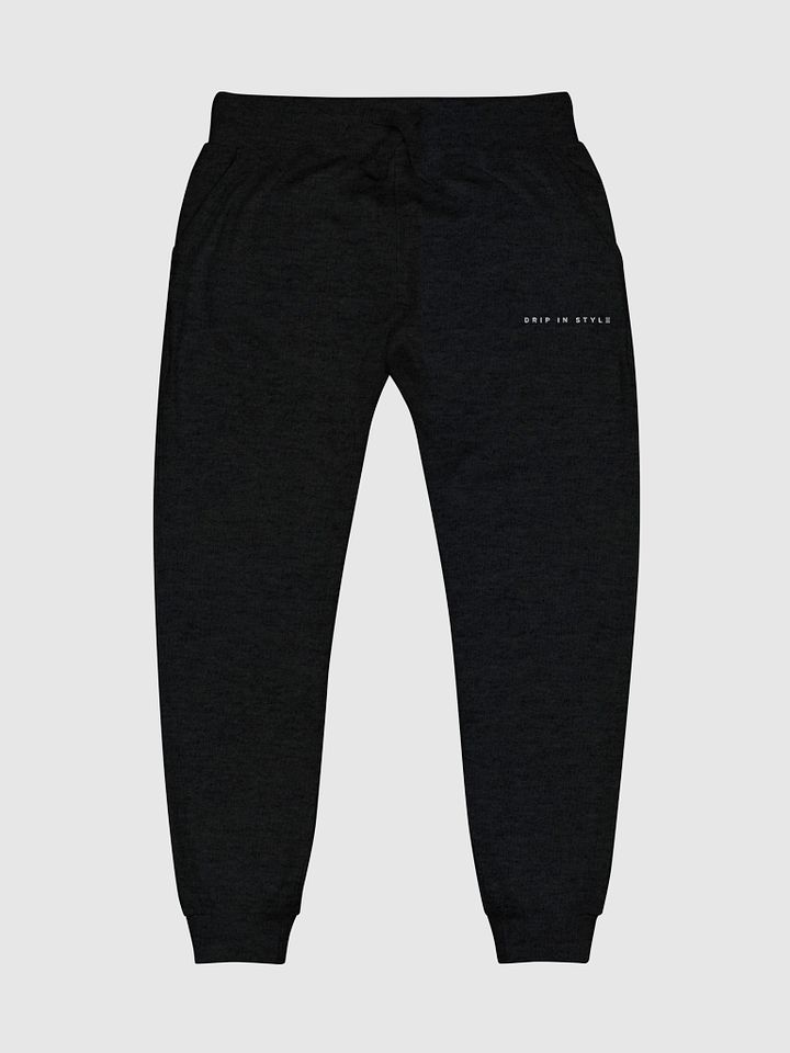 DRIP IN STYLE UNISEX FLEECE SWEATPANTS - BLACK product image (1)