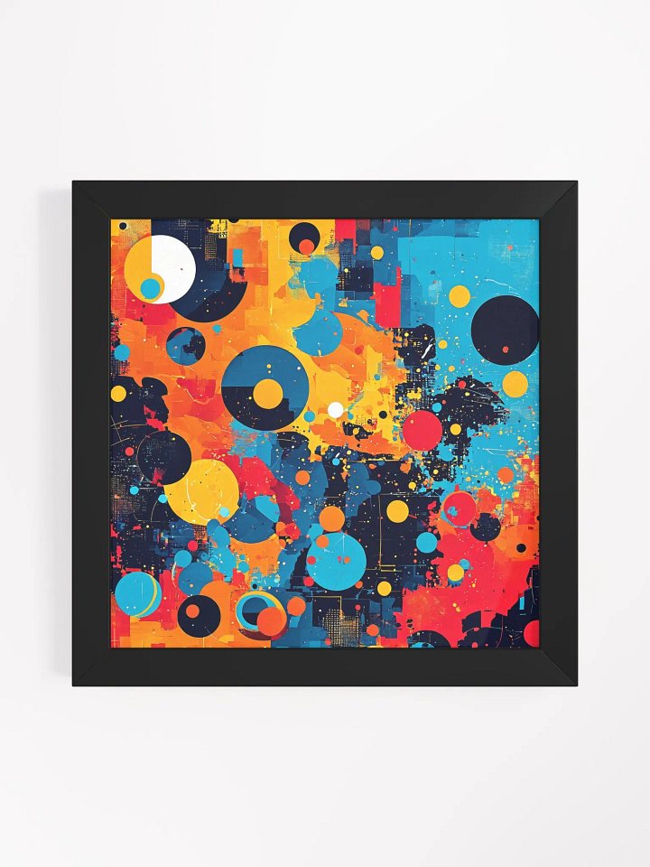 Ripple Effect: Vibrant Abstract Art Print product image (2)