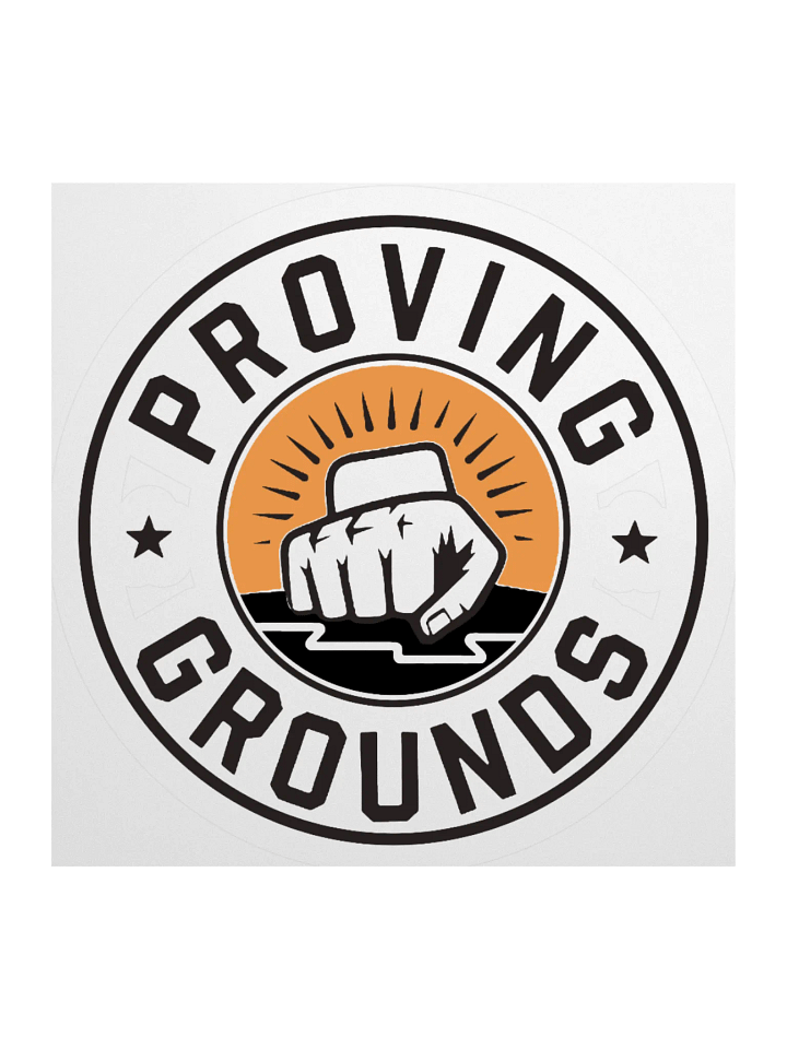 GVC Proving Grounds Kiss Cut Sticker product image (2)
