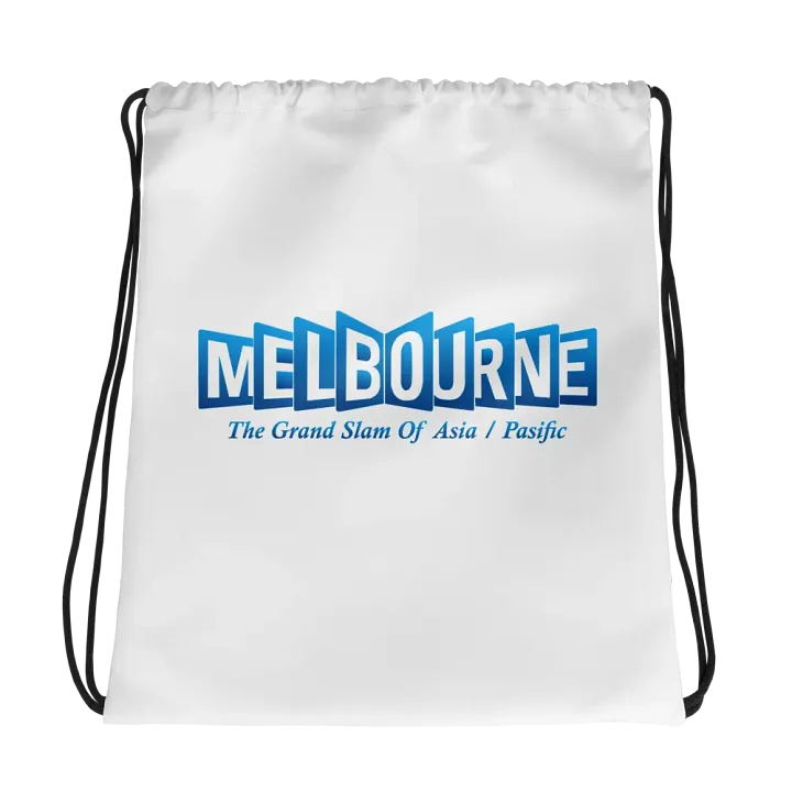 Melbourne Grand Slam Drawstring Bag product image (1)