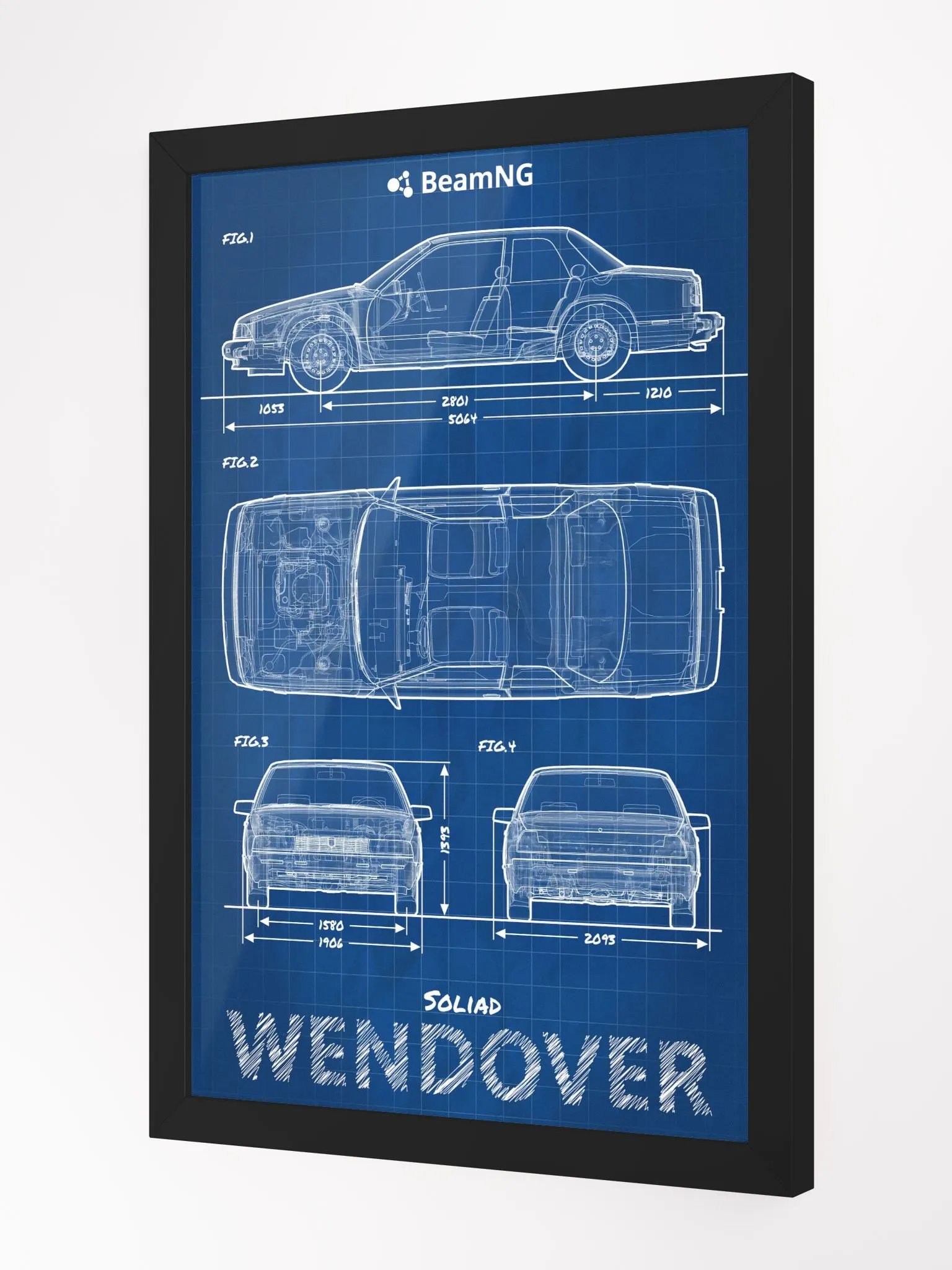 Framed Poster: Soliad Wendover Blueprint product image (3)