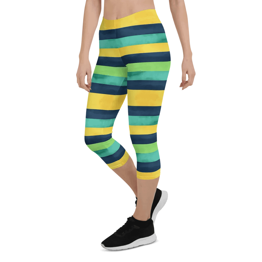 Stripes of Dyspraxia Capris product image (5)
