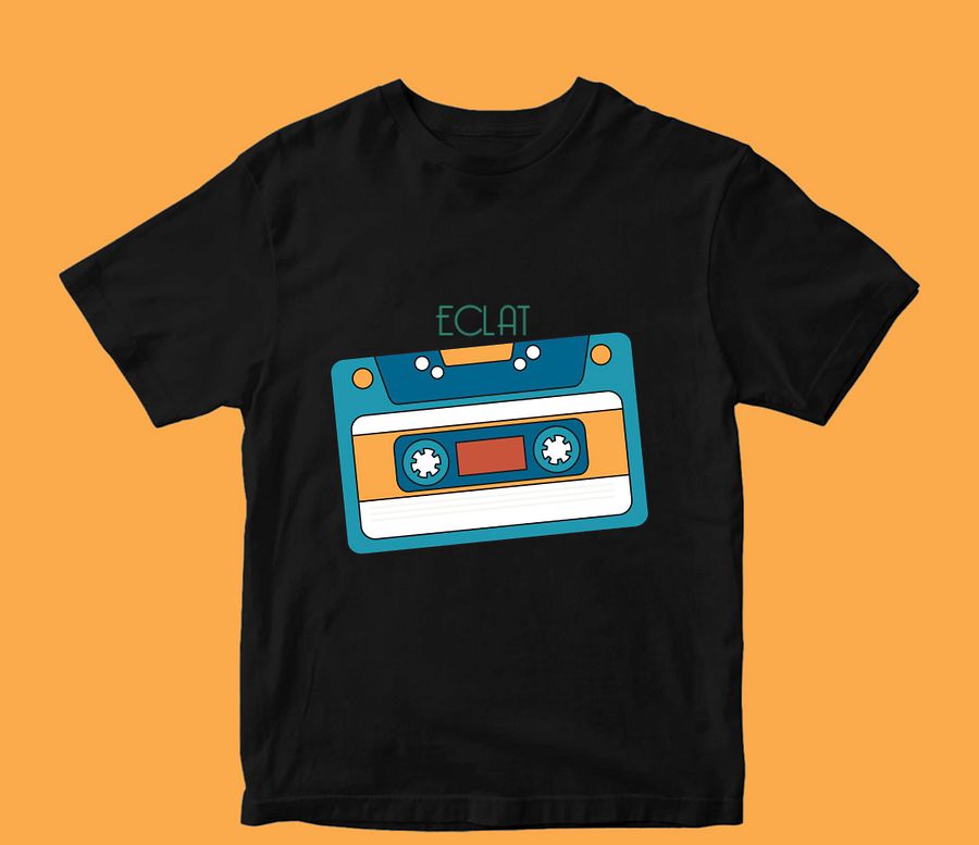 Éclat Vintage Cassette T-Shirt product image (1)