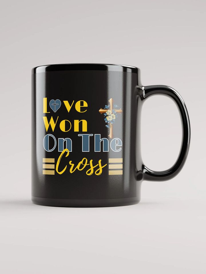 Love Won On The Cross, Christian Ceramic Mug product image (1)