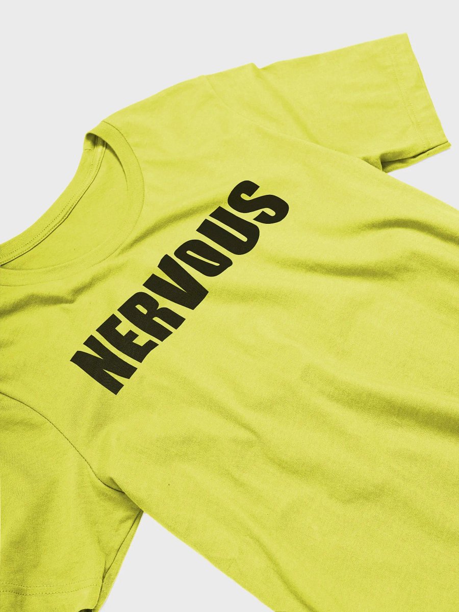 NERVOUS supersoft unisex t-shirt product image (4)