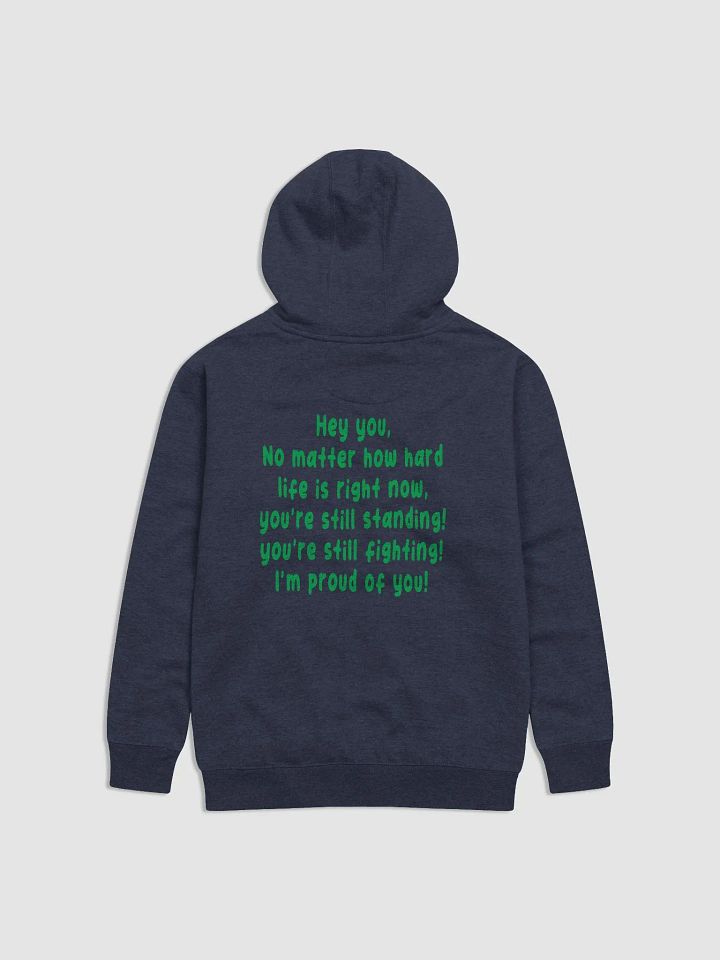 Hey you hoodie male navy product image (2)