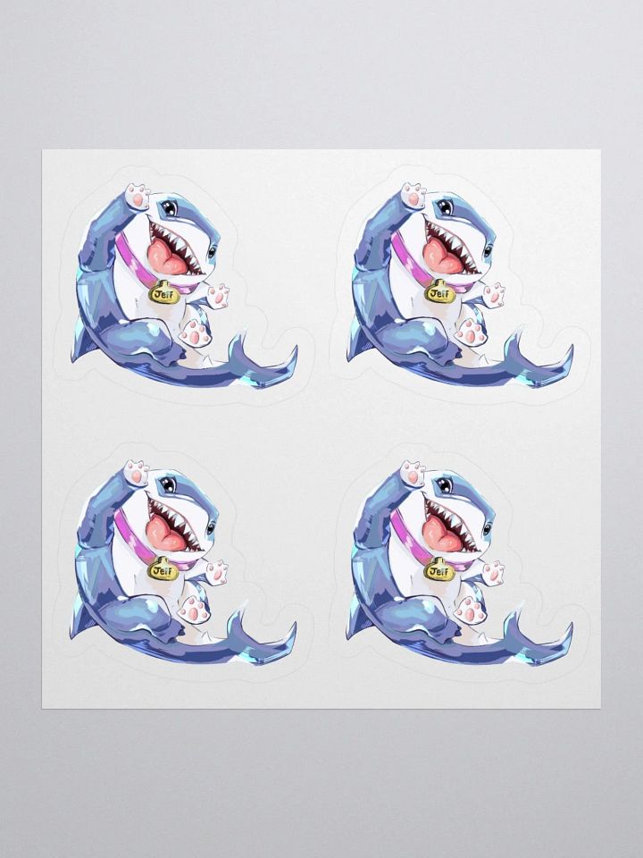 Jeff the Land Shark Sticker Sheet product image (1)